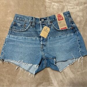 Levi's 501 100% Cotton Mid Rise Two Tone Shorts NWT New With Tags Size 30